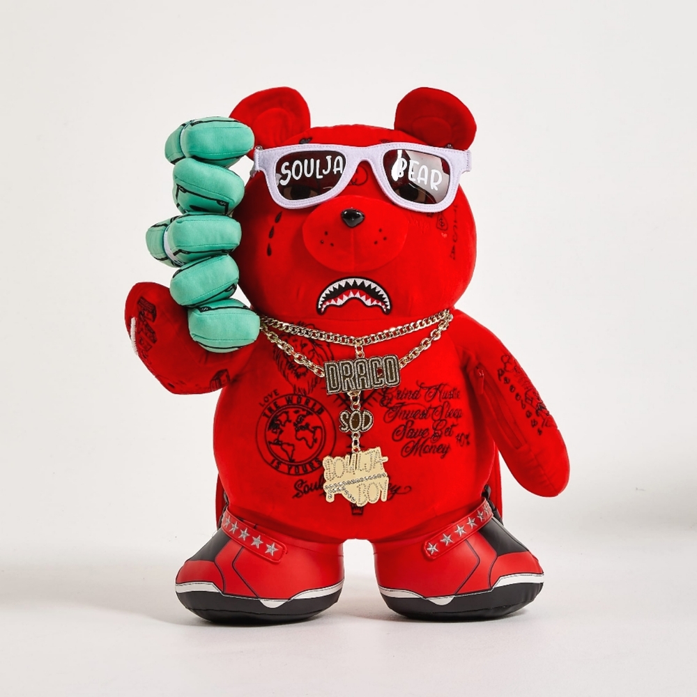 🔥SPRAYGROUND® SOULJA BOY MONEY BEAR BACKPACK 💵🧸